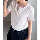 レイヤードヘンリーネックTシャツ | RANAN | 詳細画像42 