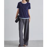 レイヤードヘンリーネックTシャツ | RANAN | 詳細画像5