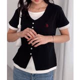 <U.S.POLO ASSN.>バイカラーレイヤード風カットソーTシャツ | RANAN | 詳細画像11