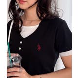 <U.S.POLO ASSN.>バイカラーレイヤード風カットソーTシャツ | RANAN | 詳細画像13