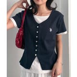 <U.S.POLO ASSN.>バイカラーレイヤード風カットソーTシャツ | RANAN | 詳細画像5