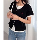<U.S.POLO ASSN.>バイカラーレイヤード風カットソーTシャツ | RANAN | 詳細画像8