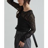 パッチワークレースTシャツ | RANAN | 詳細画像8