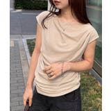 タックドレープフレンチスリーブTシャツ | RANAN | 詳細画像12