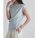 タックドレープフレンチスリーブTシャツ | RANAN | 詳細画像24