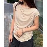 タックドレープフレンチスリーブTシャツ | RANAN | 詳細画像38 
