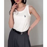 ＜U.S.POLO ASSN.＞カップ付きリブタンクトップ | RANAN | 詳細画像21 