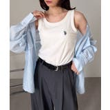 ＜U.S.POLO ASSN.＞カップ付きリブタンクトップ | RANAN | 詳細画像23 