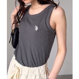 ＜U.S.POLO ASSN.＞カップ付きリブタンクトップ | RANAN | 詳細画像9 