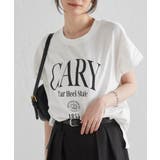 汗シミ防止 カレッジロゴプリントTシャツ | RANAN | 詳細画像22