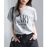 グレーケイ | 汗シミ防止 カレッジロゴプリントTシャツ | RANAN