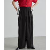 麻調2タックラップリボンパンツ | RANAN | 詳細画像12 