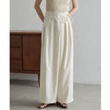 麻調2タックラップリボンパンツ | RANAN | 詳細画像26 