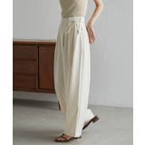 麻調2タックラップリボンパンツ | RANAN | 詳細画像29 