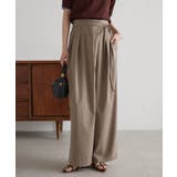 麻調2タックラップリボンパンツ | RANAN | 詳細画像3 