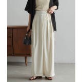 麻調2タックラップリボンパンツ | RANAN | 詳細画像32 