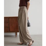 麻調2タックラップリボンパンツ | RANAN | 詳細画像5 