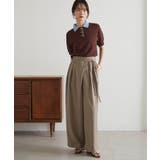 麻調2タックラップリボンパンツ | RANAN | 詳細画像7 