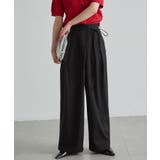 麻調2タックラップリボンパンツ | RANAN | 詳細画像9 