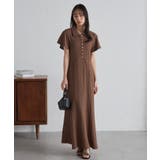 フレアスリーブマーメードポロワンピース | RANAN | 詳細画像20 