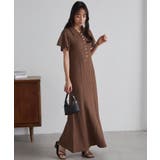 フレアスリーブマーメードポロワンピース | RANAN | 詳細画像21 