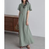 フレアスリーブマーメードポロワンピース | RANAN | 詳細画像29 