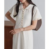 フレアスリーブマーメードポロワンピース | RANAN | 詳細画像3 