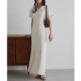 フレアスリーブマーメードポロワンピース | RANAN | 詳細画像4 