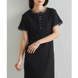 レイヤードヘンリーネックリブワンピース | RANAN | 詳細画像1