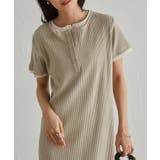 レイヤードヘンリーネックリブワンピース | RANAN | 詳細画像16