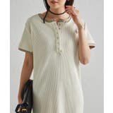 レイヤードヘンリーネックリブワンピース | RANAN | 詳細画像31