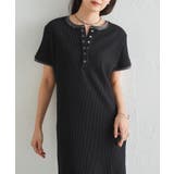 レイヤードヘンリーネックリブワンピース | RANAN | 詳細画像6