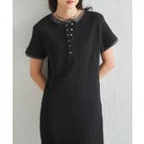 レイヤードヘンリーネックリブワンピース | RANAN | 詳細画像8