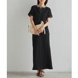 ブラックケイ | レイヤードヘンリーネックリブワンピース | RANAN