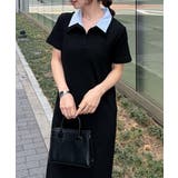 ダブルカラーリブワンピース | RANAN | 詳細画像18