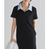 ダブルカラーリブワンピース | RANAN | 詳細画像21