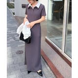 ダブルカラーリブワンピース | RANAN | 詳細画像4