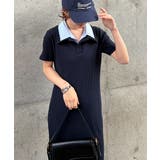 ダブルカラーリブワンピース | RANAN | 詳細画像45