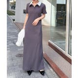 ダブルカラーリブワンピース | RANAN | 詳細画像5