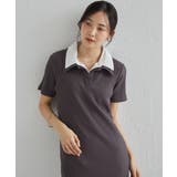 ダブルカラーリブワンピース | RANAN | 詳細画像8