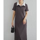 ダブルカラーリブワンピース | RANAN | 詳細画像9