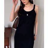 <U.S.POLO ASSN.>カップ付アメスリリブワンピース | RANAN | 詳細画像7