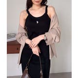 ブラック | <U.S.POLO ASSN.>カップ付アメスリリブワンピース | RANAN