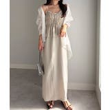 リボンギャザーペプラムナローワンピース | RANAN | 詳細画像10 