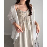 リボンギャザーペプラムナローワンピース | RANAN | 詳細画像13 