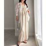 リボンギャザーペプラムナローワンピース | RANAN | 詳細画像15 