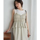 リボンギャザーペプラムナローワンピース | RANAN | 詳細画像21 