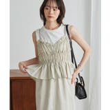 リボンギャザーペプラムナローワンピース | RANAN | 詳細画像22 