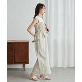 リボンギャザーペプラムナローワンピース | RANAN | 詳細画像25 