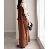 リボンギャザーペプラムナローワンピース | RANAN | 詳細画像32 